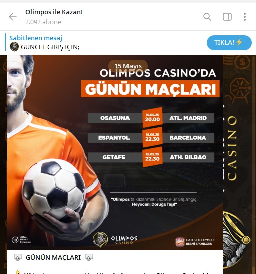 Olimposcasino Telegram